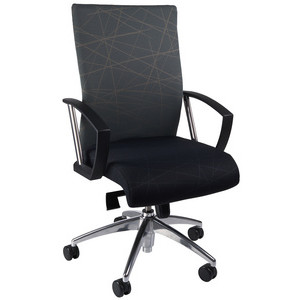Topstar bureaustoel New Workart, zwart, vaste armleuningen, 110 kg draagkracht