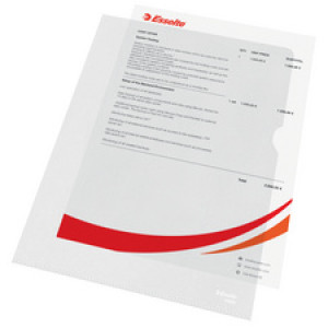 Esselte documenthoezen A4, PP gestructureerd 0,12 mm, 10 stuks
