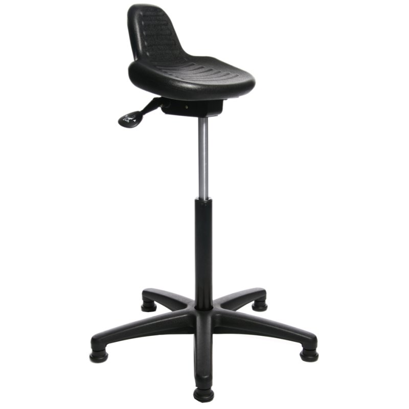 Topstar werkstahulp STAANCER, zwart, 100% polyurethaan, 110 kg draagkracht