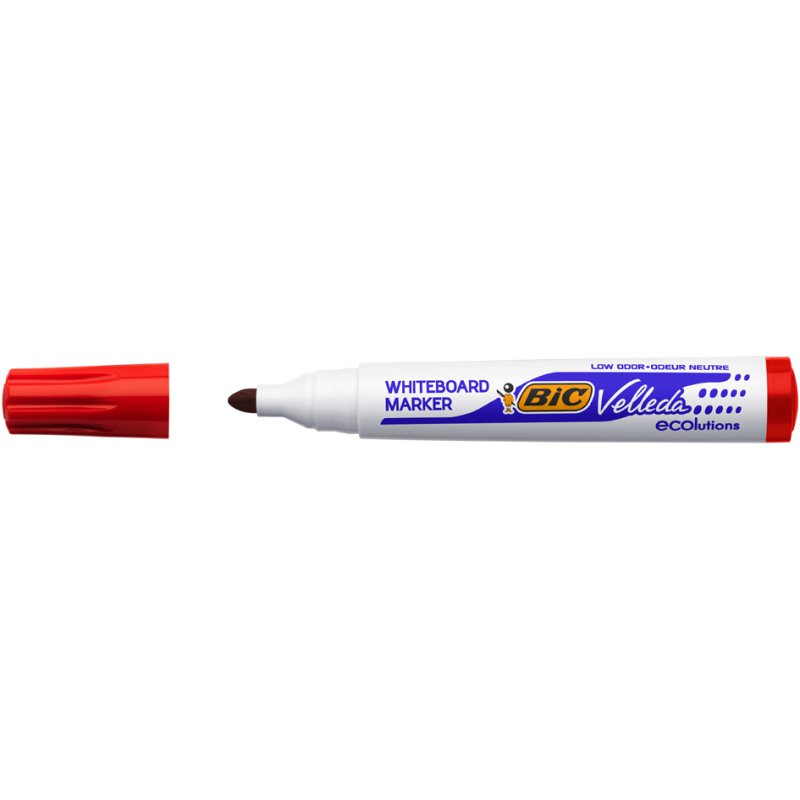 Bic marqueur tableau blanc Velleda 1701 ECOlutions, bleu, 1,4 mm