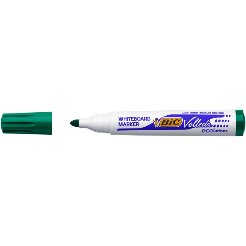 Bic marqueur tableau blanc Velleda 1701 ECOlutions, bleu, 1,4 mm