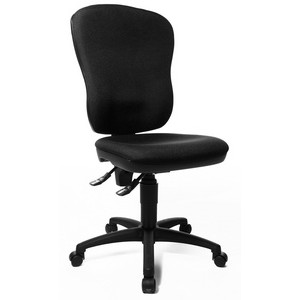 Topstar bureaustoel Point 80, oranje, draaibaar, 110 kg