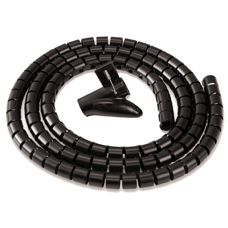 Fellowes organisateur de câbles Cable Zip, réutilisable, argent, diamètre 20 mm