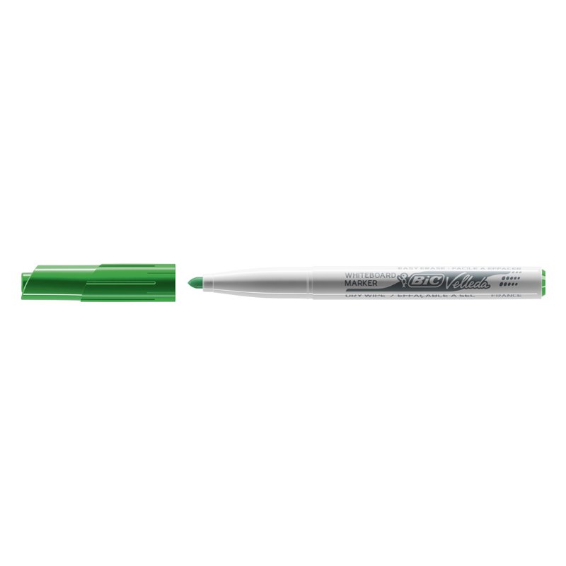 BIC Velleda marqueur pour tableau blanc, moyen, vert, 1,4 mm