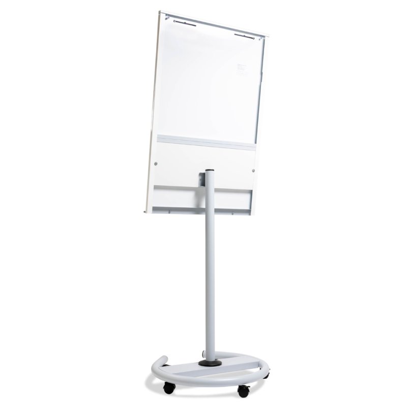 magnetoplan flipchart Junior Plus mobil, magnétique, 680×1040 mm, blanc/gris clair