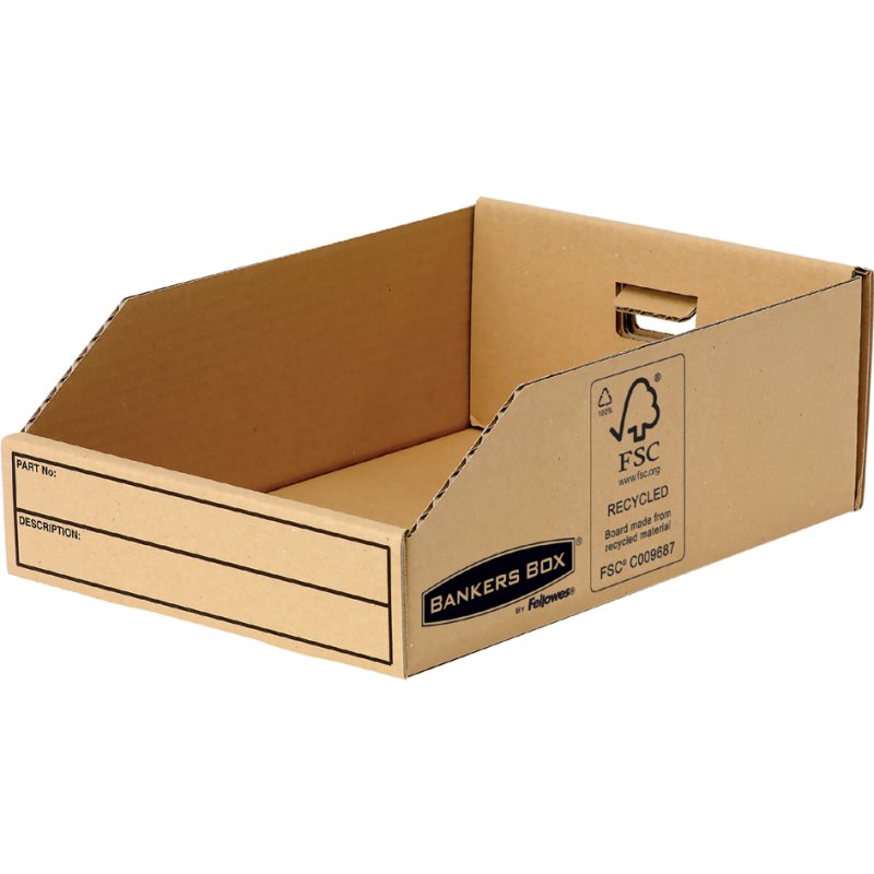 Fellowes Bankers Box Earth boîte de rangement petites pièces, marron, 147×280×102 mm