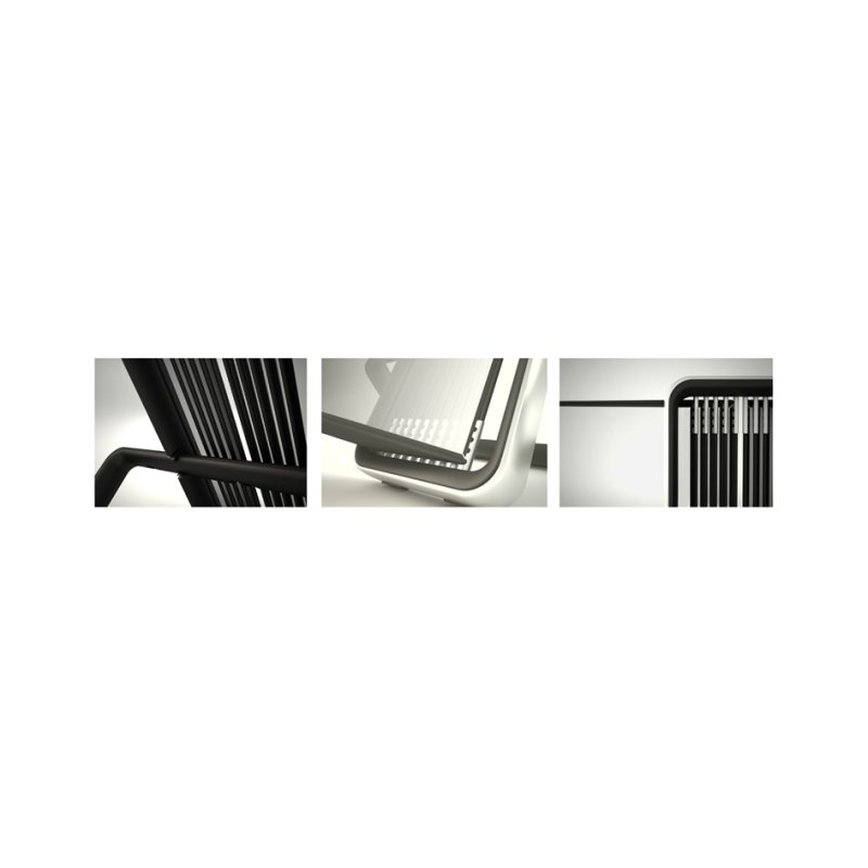 djois système de tableau mural VEO A4, argent/noir, comprenant 10 pochettes de présentation