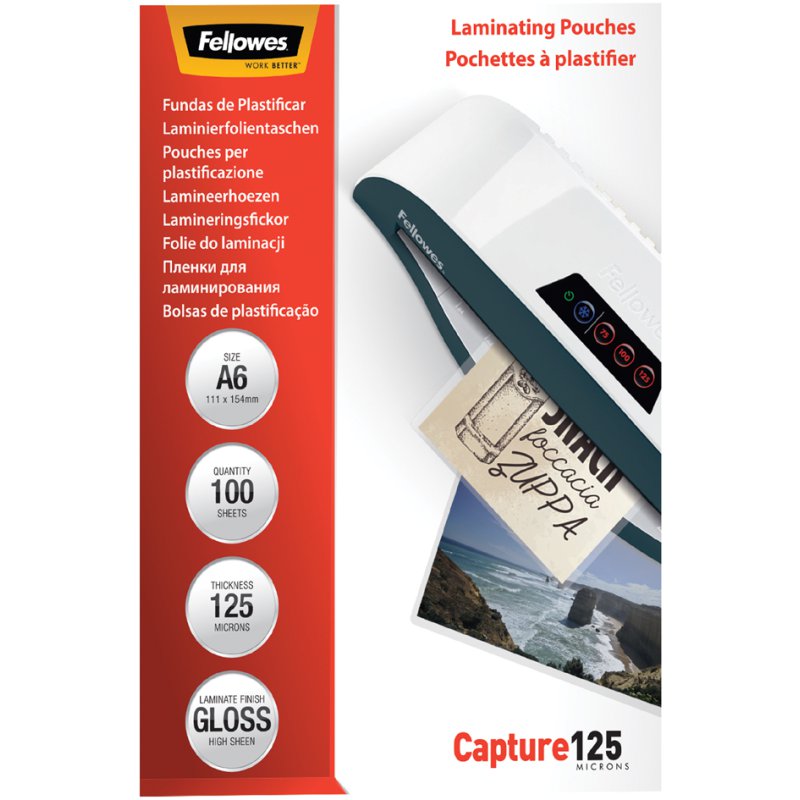 Fellowes lamineerhoezen A5, glanzend, 160 mic, 100 stuks