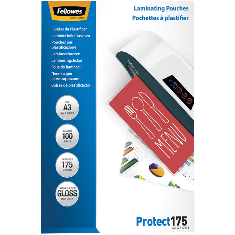 Fellowes lamineerhoezen A5, glanzend, 160 mic, 100 stuks