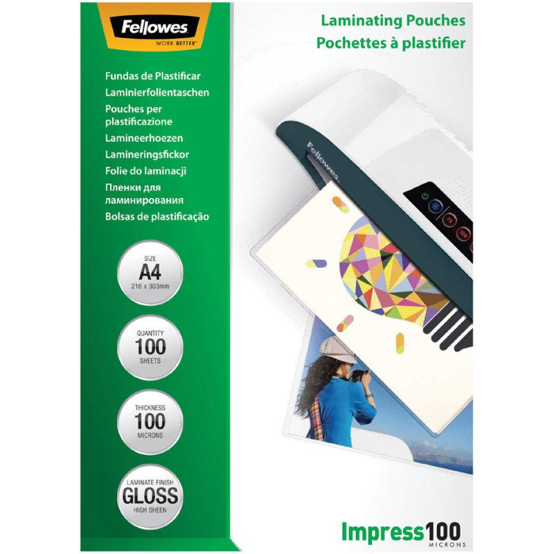 Fellowes lamineerhoezen A5, glanzend, 160 mic, 100 stuks