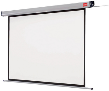 nobo elektrisch projectiescherm 1800, 1440×1080 mm, 4:3 formaat, afstandsbediening