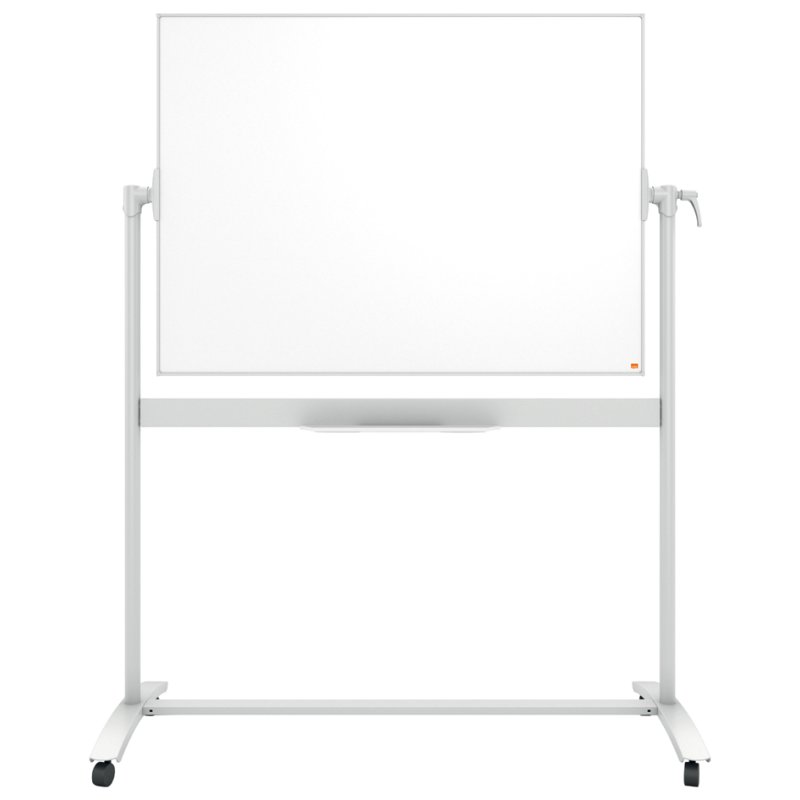 nobo draaibaar whiteboard mobiel, 120×90 cm, magnetisch, Nano Clean