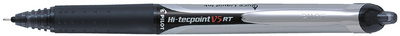 PILOT balpen V5 RT, zwart, rolpunt 0,25 mm, documentecht