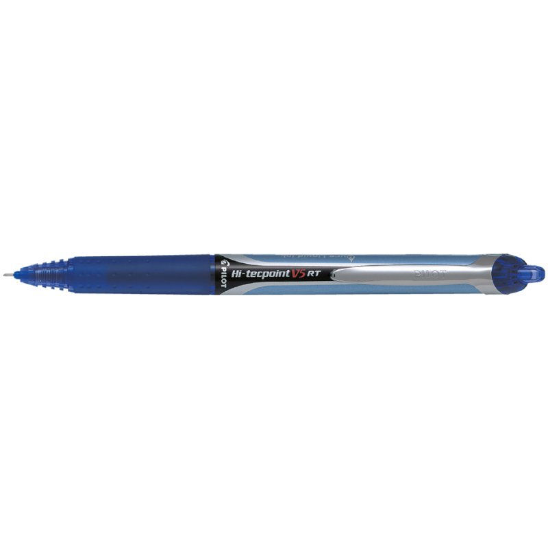 PILOT stylo Hi-Tecpoint V5 RT, bleu, 0,25 mm, résistant à l'eau