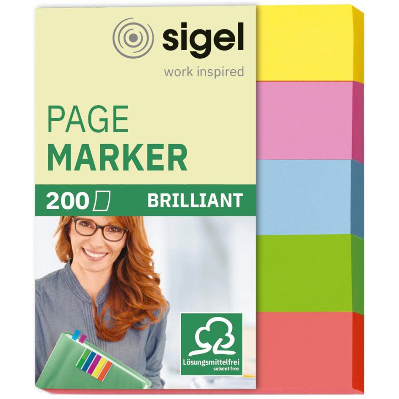 Sigel pastilles de marquage Multicolor, 50 × 15 mm, 500 pièces