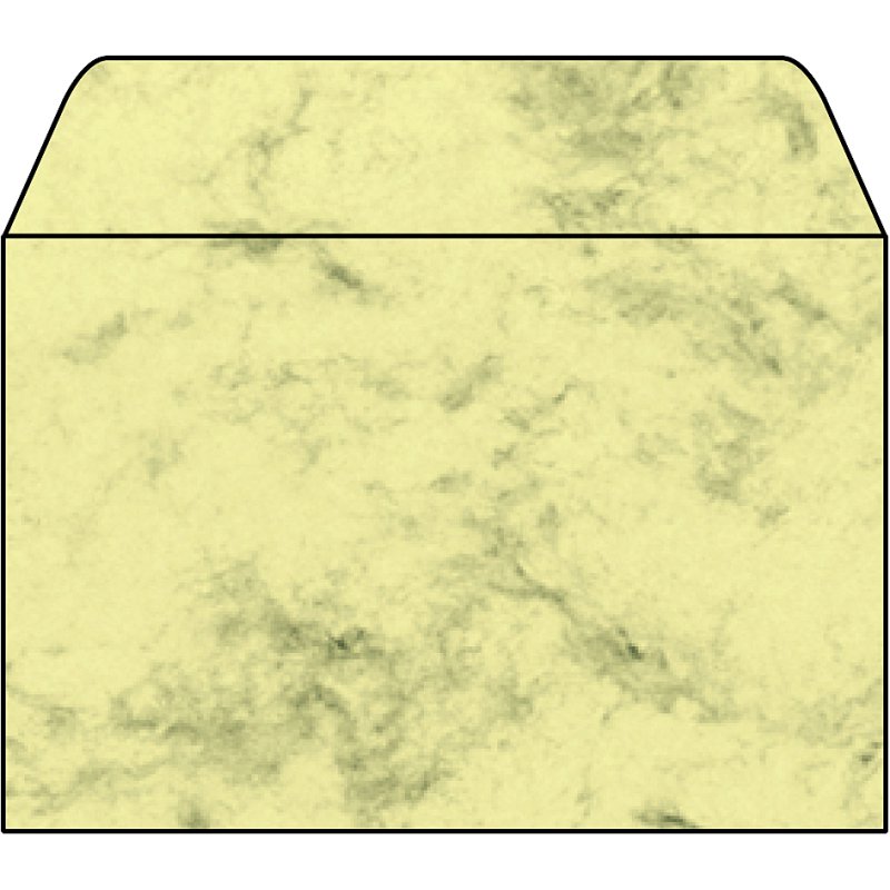 Sigel enveloppes C5, 90 g/m², beige marbré, 25 pièces