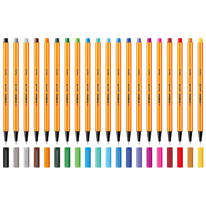 STABILO Point 88 fineliner, lilas, 0,4 mm