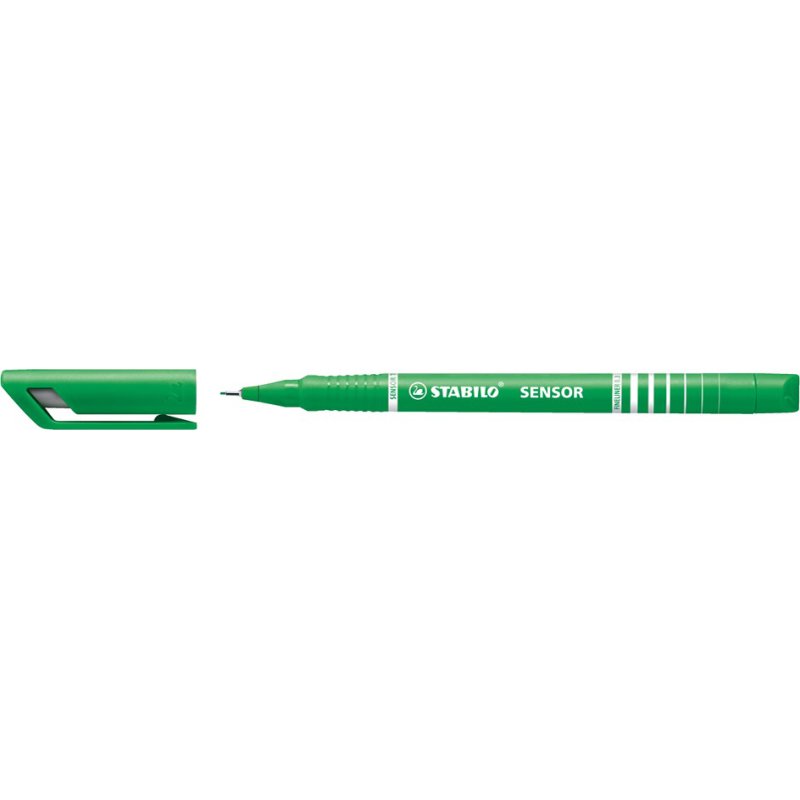 STABILO fineliner SENSOR fijn, groen, 0,3 mm