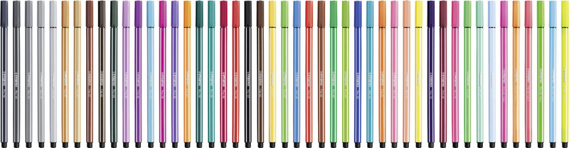 STABILO vezelstift 68, donkerblauw, ronde punt, 1,0 mm