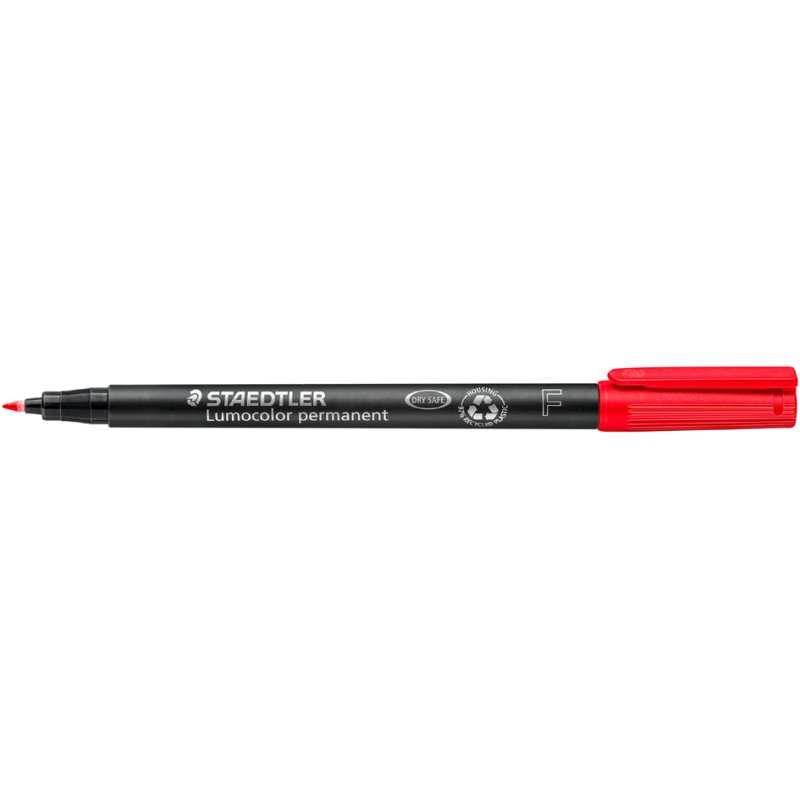 STAEDTLER Lumocolor permanente marker 318F, navulbaar, blauw, 0,6 mm