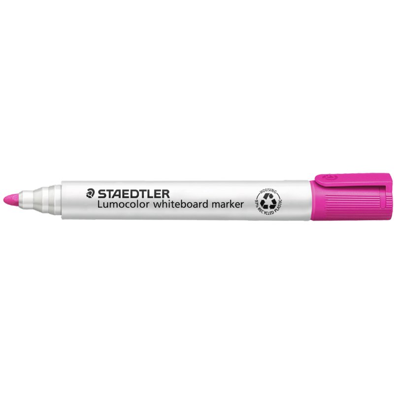 STAEDTLER Lumocolor whiteboardmarker 351, navulbaar, roze, 2,0 mm