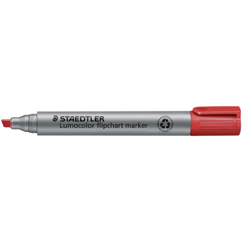 STAEDTLER Lumocolor flipchart marker 356B, navulbaar, grijs, 2,0-5,0 mm