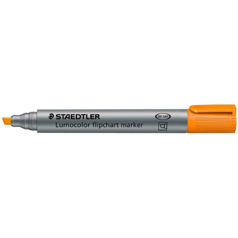 STAEDTLER Lumocolor flipchart marker 356B, navulbaar, grijs, 2,0-5,0 mm