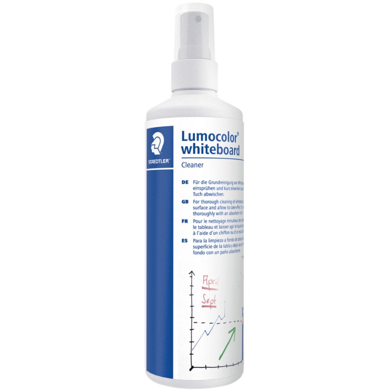 STAEDTLER Lumocolor spray nettoyant tableau blanc, vaporisateur pompe, 250 ml