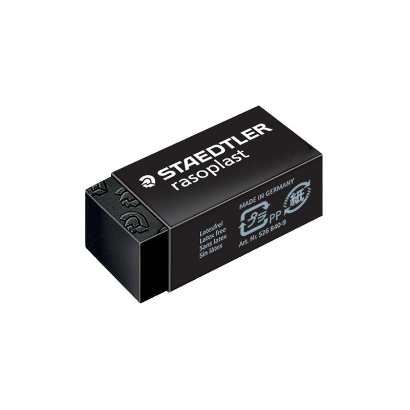 STAEDTLER gomme blanche avec étui coulissant, 33×16×13 mm