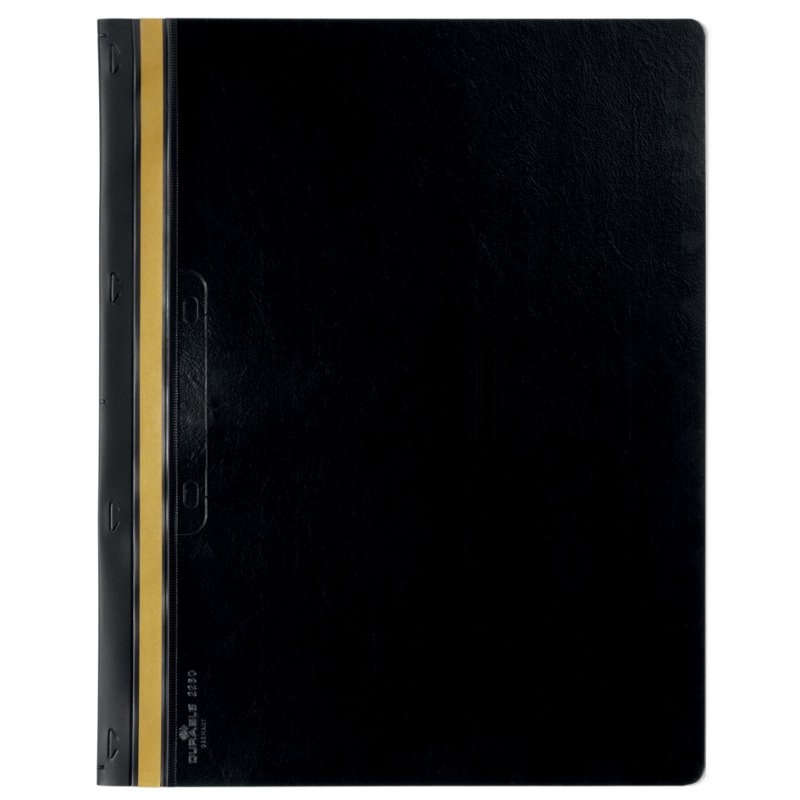 DURABLE classeur rapide A4, noir, couverture transparente, 25 pièces