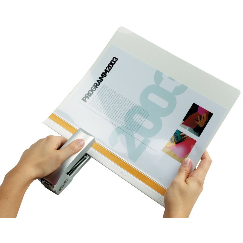 DURABLE classeur rapide A4, noir, couverture transparente, 25 pièces
