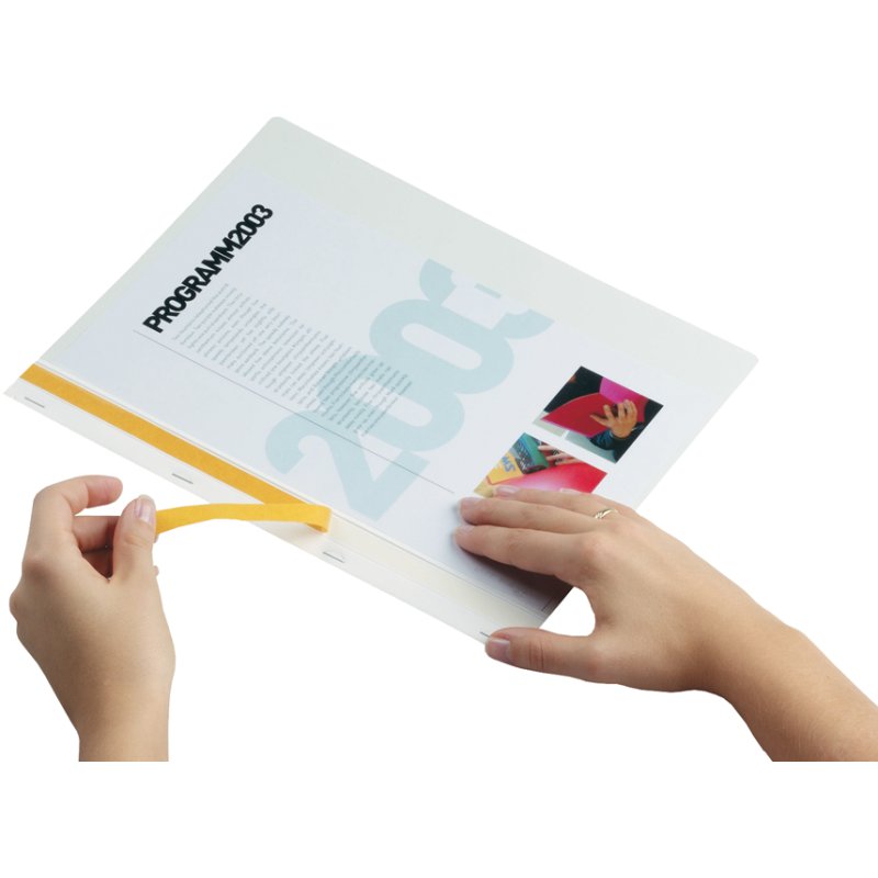 DURABLE classeur rapide A4, noir, couverture transparente, 25 pièces
