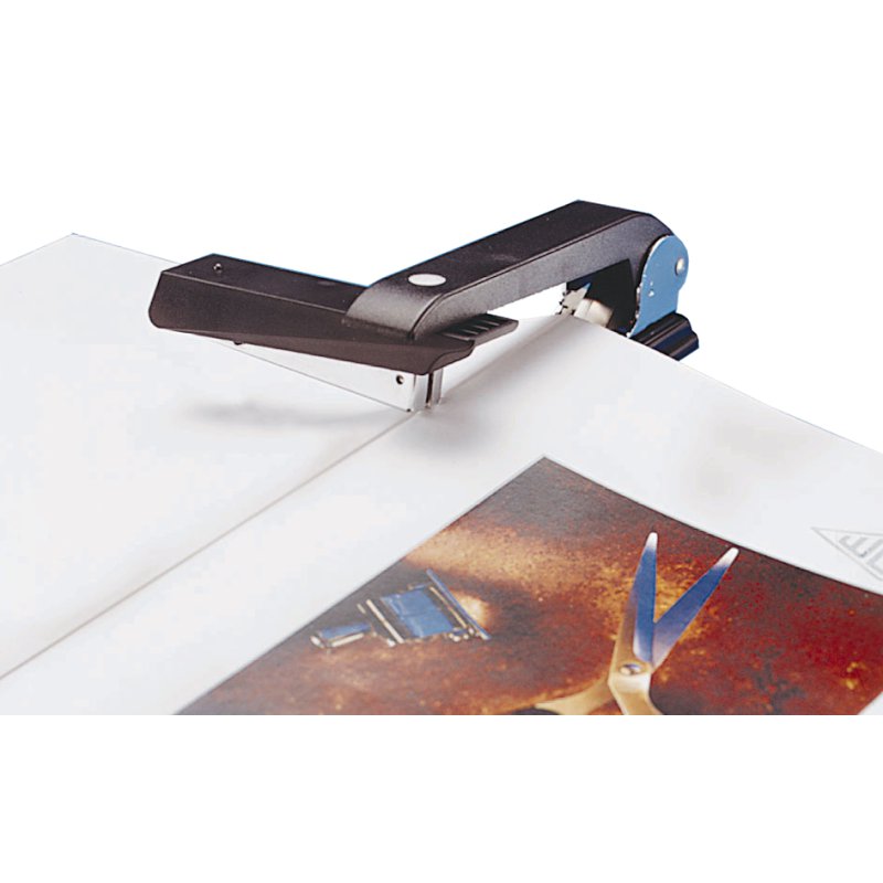WEDO brochure maker, 25 sheets, black, 80 mm insert depth