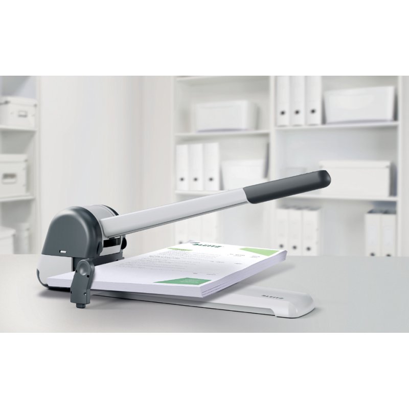 LEITZ registratorperforator 250 vel, zilver, A3 formaat