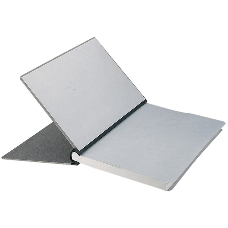 LEITZ porte-bloc A4, couverture grise, dos noir, 200 feuilles