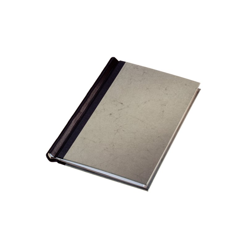 LEITZ porte-bloc A4, couverture grise, dos noir, 200 feuilles