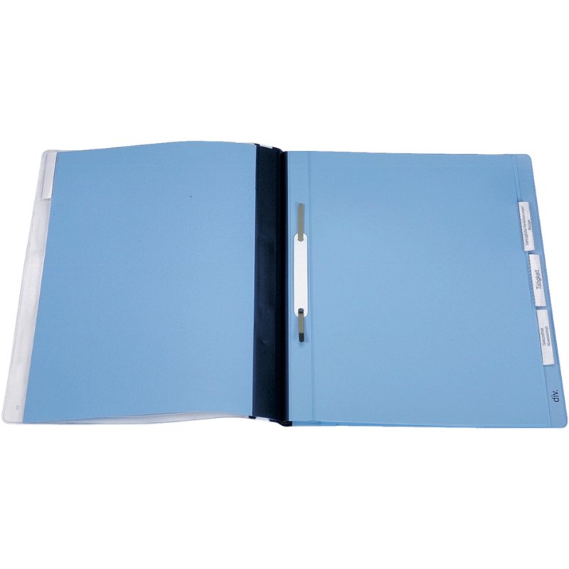 DURABLE personeelsmapje A4, blauw, met hangschiene