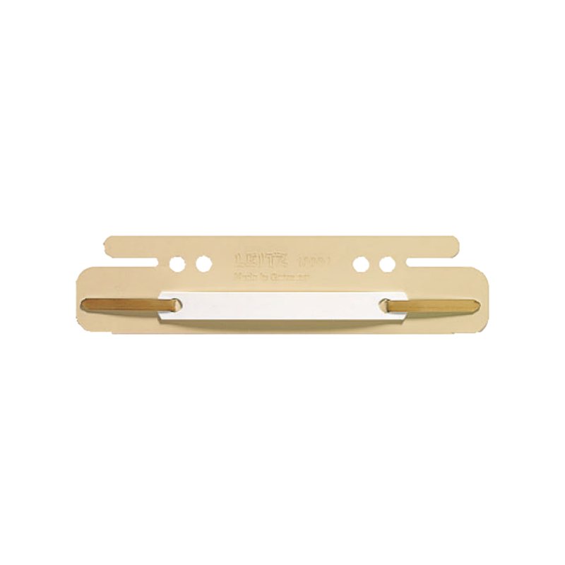 Leitz bandes de reliure perforées, 38 × 158 mm, transparent beige, 25 pièces