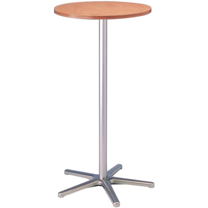 MAUL ronde houten bistrotafel, stabiele standvoet, hoogte 1100 mm