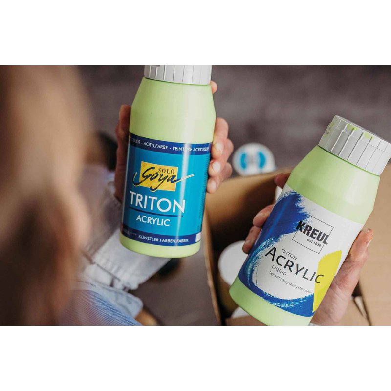 KREUL acrylverf Triton Acrylic Liquid, permanent groen, 750 ml