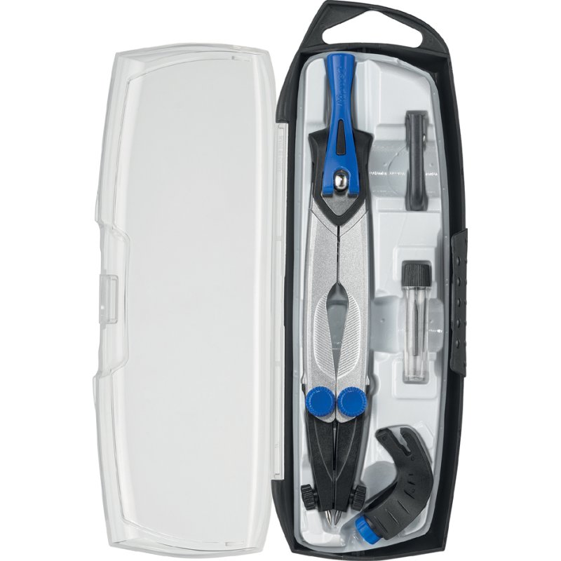 Maped set de compas Technic Concept, 4 pièces, bleu, max 360 mm