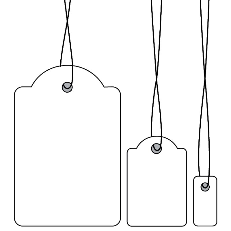 HERMA étiquettes de prix, 15×24 mm, carton blanc, cordon rouge