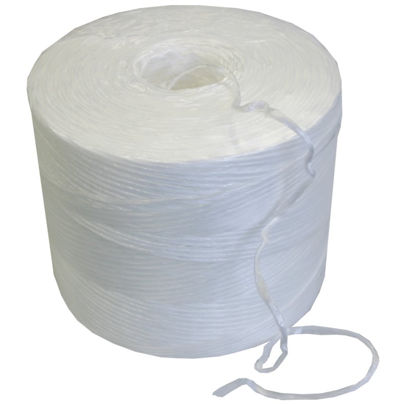 HAPPEL verpakkingskoord, polyester, wit, 2 kg