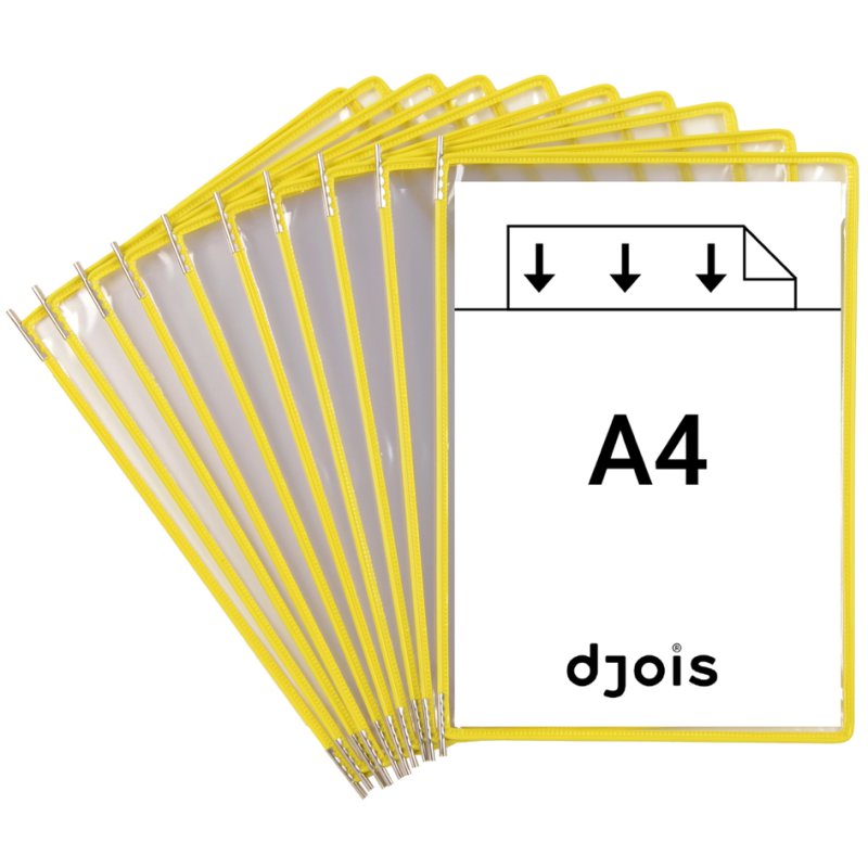djois draaitafel met rotatiepunt, A4, rood, 10 stuks