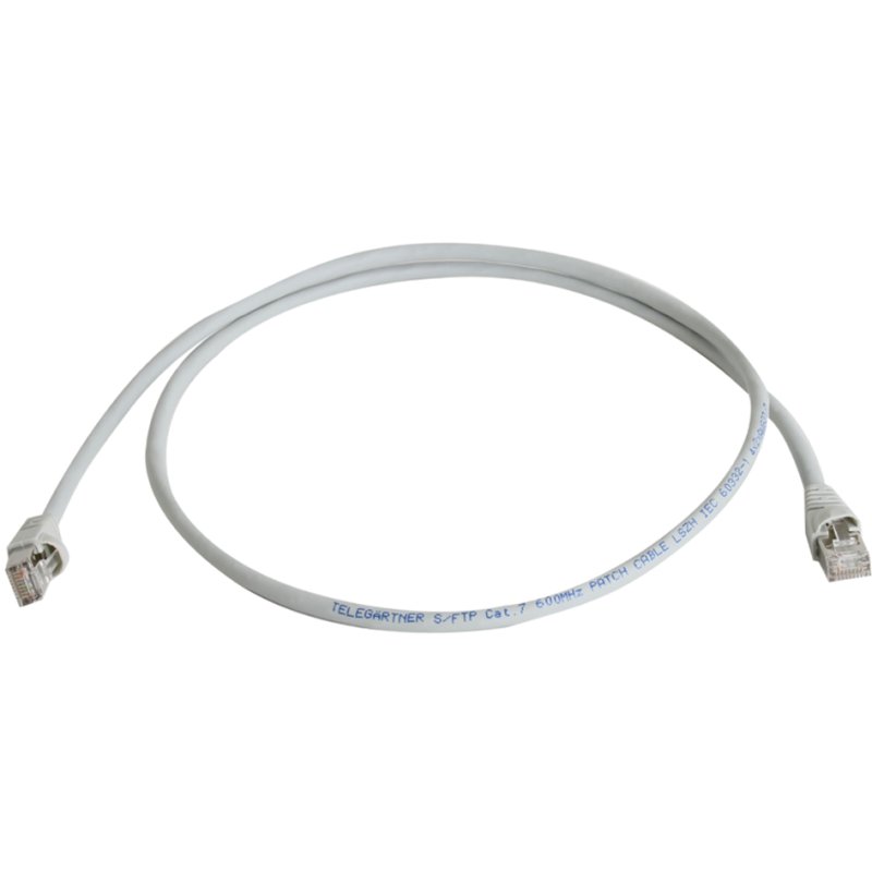 Telegärtner câble de brassage Cat.6A S/FTP, blanc, 0,25 m