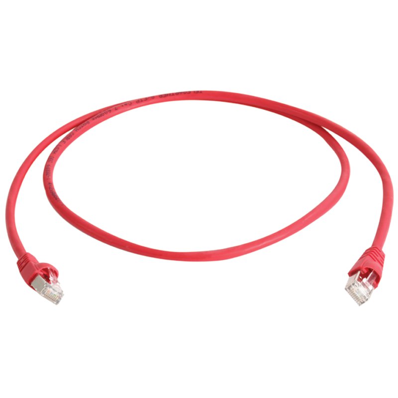 Telegärtner câble de brassage Cat.6A S/FTP, blanc, 0,25 m