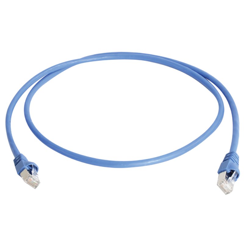 Telegärtner câble de brassage Cat.6A S/FTP, blanc, 0,25 m