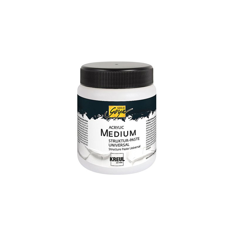 KREUL pâte de structure Goya Universelle, blanc, base aqueuse, 250 ml