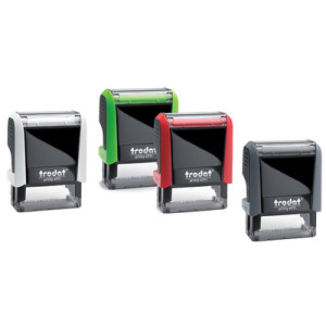 trodat tekststempelautomaat 4911 Printy 4.0, hemelsblauw, zelfkleurend, 37×14 mm