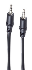 shiverpeaks audiokabel 3,5 mm jack stereo, zwart, 2,5 m